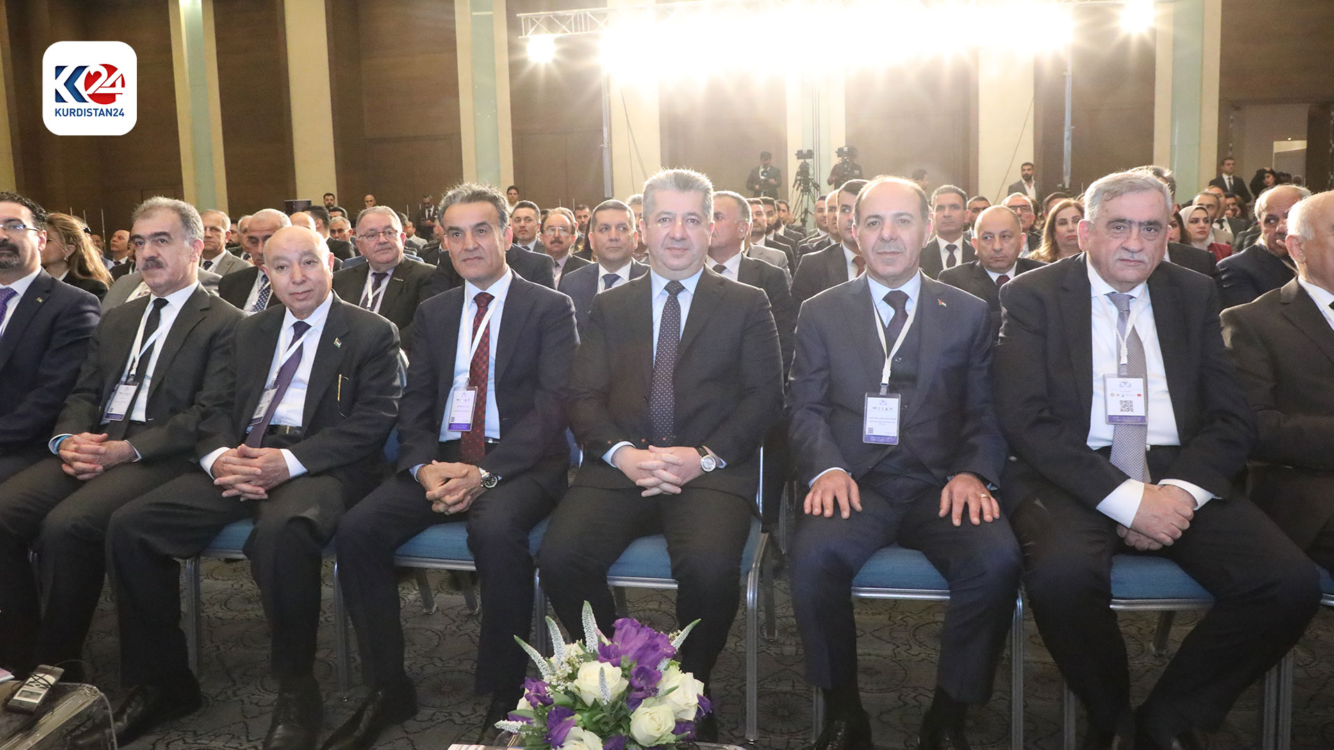  ئامادەبوونی مەسرور بارزانی لە دیداری خوێندنی باڵای ئوردنی - کوردستانی